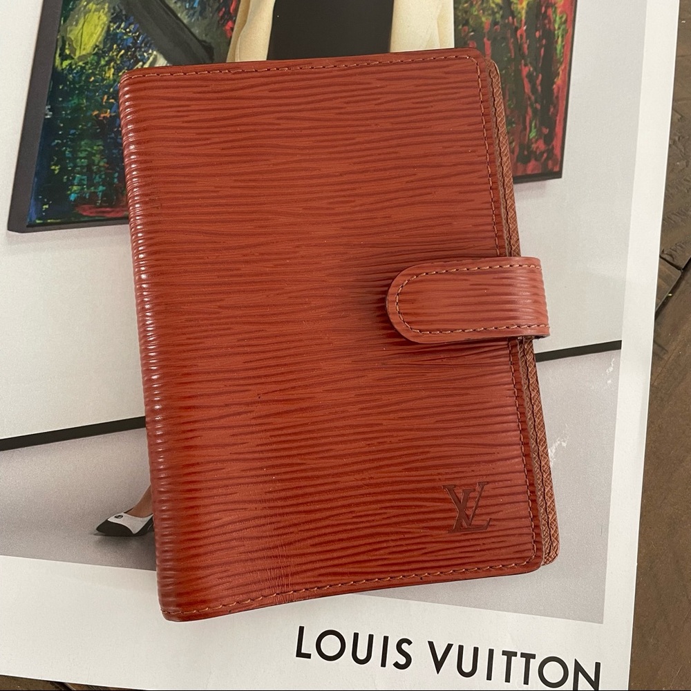 Louis Vuitton Epi Leather Small Ring Agenda Notebook PM